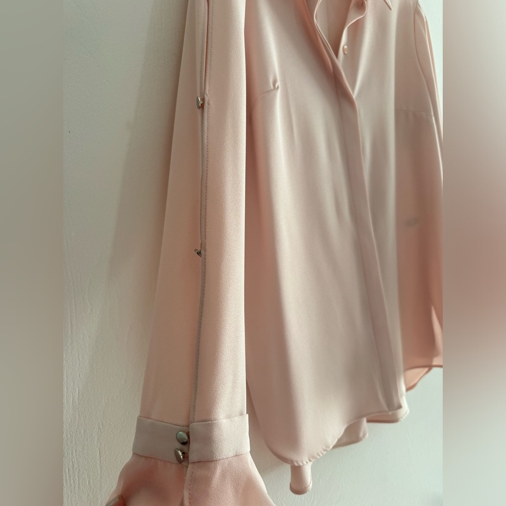 TTAHARI Long Sleeve Blouse Small Size Light Pink Color - Picture 5 of 10